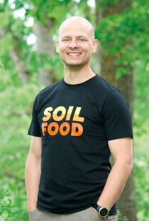 Sampo Järnefelt är Soilfoods direktör för jordbruksförsäljning.