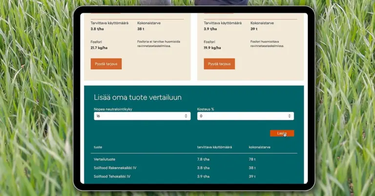Kalk kalkylatorn